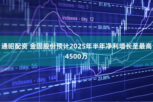 通昭配资 金固股份预计2025年半年净利增长至最高4500万