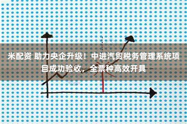 米配资 助力央企升级！中进汽贸税务管理系统项目成功验收，全票种高效开具